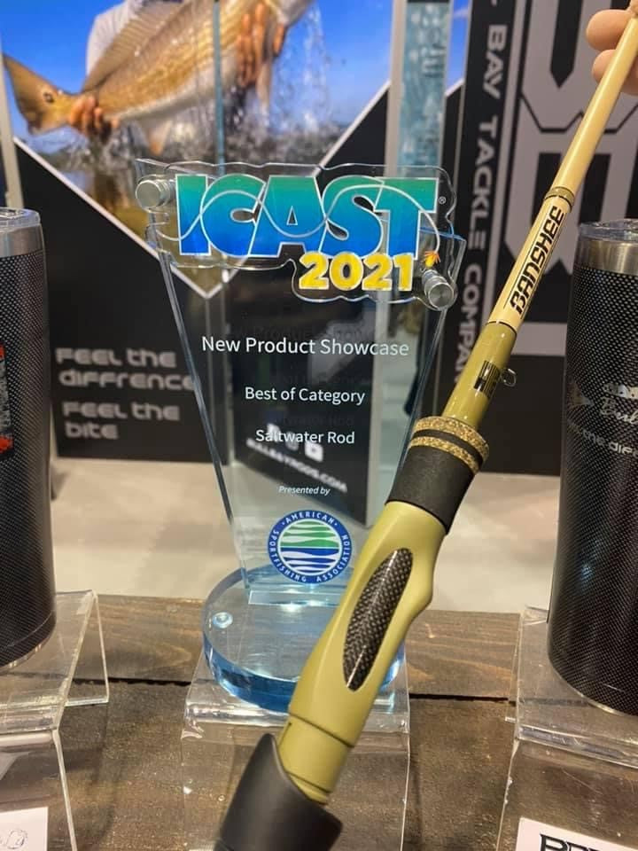 banshee fishing reel Bull Bay Rods  Hook and Arrow Offset Circle Hook Color Bull Bay Banshee Casting Rod