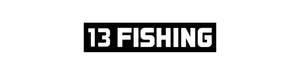 13 Fishing Rods Tackle Brand Logo