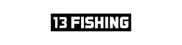 13 Fishing Rods Tackle Brand Logo