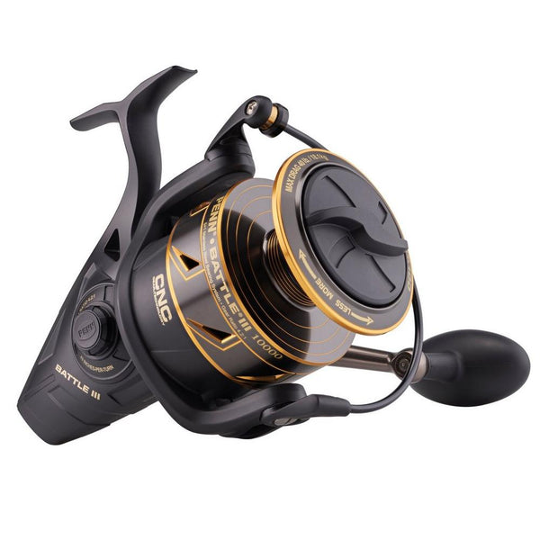 Battle III Spinning Reel – Ultimate Power and Precision for Every Angler (4 Sizes Available)