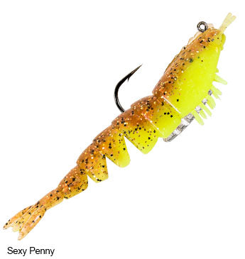 Z-Man EZ Shrimpz Rigged Fishing Bait Tackle Shrimp Sexy Penny