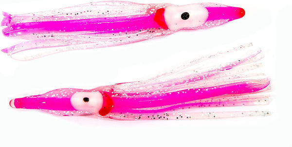 Boone Bait Co. UV Hoochie Rig in Pink Haze