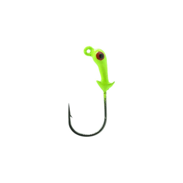Mission Fishin 1/4oz Jig Heads Double Barbed 3pk