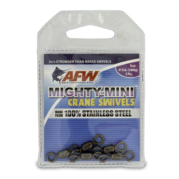 American Fishing Wire Mighty Mini Stainless Steel Crane Swivels