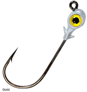 Z-Man Swimbait Eye Jigheads VMC Fishing Hoots Bait Tackle Gold