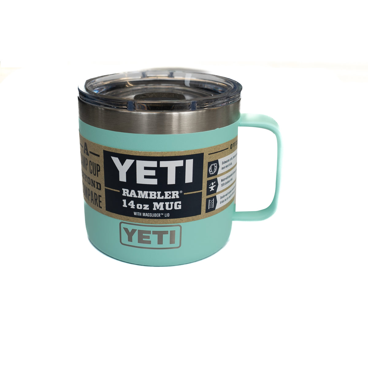 Yeti Rambler Mug With Mag slider Lid Seafoam Termo