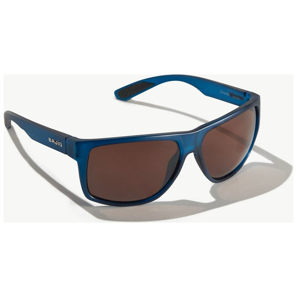 Bajio Boneville Sunglasses in Blue Vin Matte with Copper Lenses