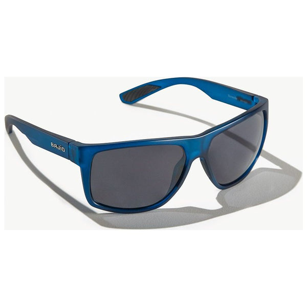Bajio Boneville Sunglasses in Blue Vin Matte with Grey Lenses