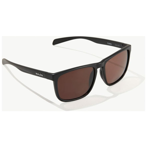 Bajio Calda Sunglasses in Matte Black and Copper lenses