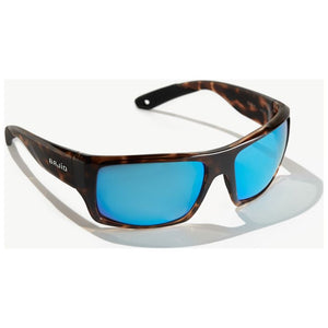 Bajio Nato Sunglasses in Dark Tortoiseshell and Gloss Blue