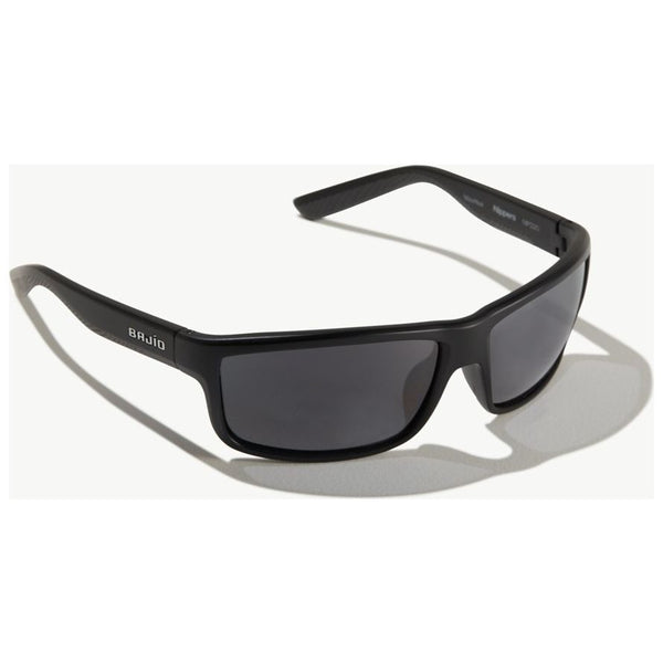 Bajio Nippers Sunglasses in Matte Black and Grey Lenses