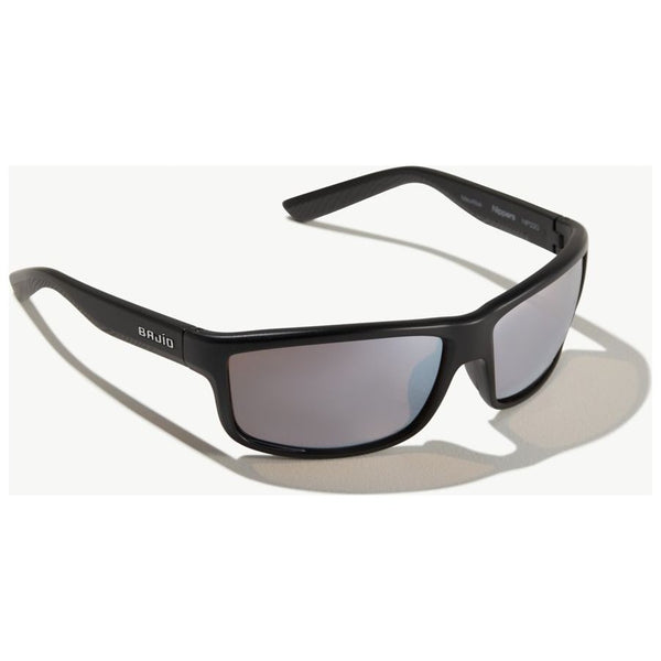 Bajio Nippers Sunglasses in Matte Black and Silver Lenses