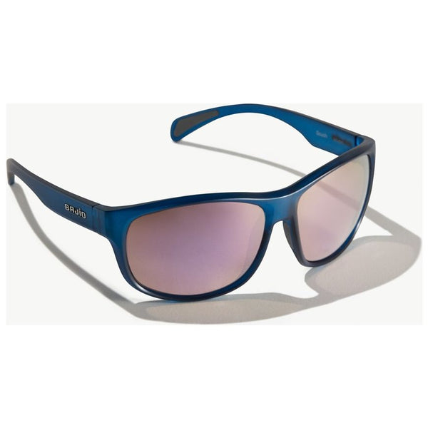 Bajio Scuch Sunglasses in Blue Vin Matte and Pink Lenses