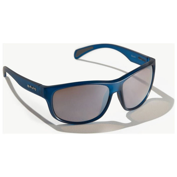 Bajio Scuch Sunglasses in Blue Vin Matte and Silver Lenses