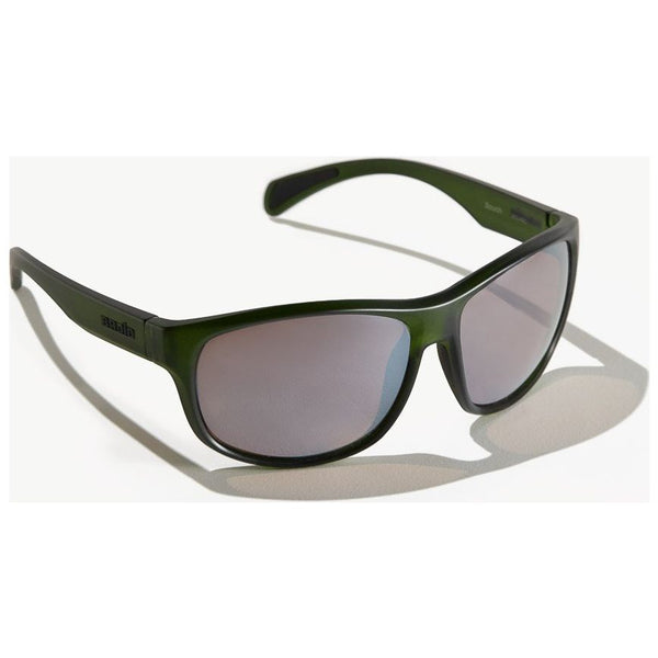 Bajio Scuch Sunglasses in Gloss Green Cerveza and Silver Lenses