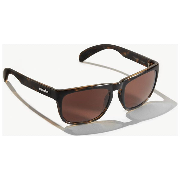Bajio Swash Sunglasses in Dark Gloss Tortoiseshell and Copper Lenses
