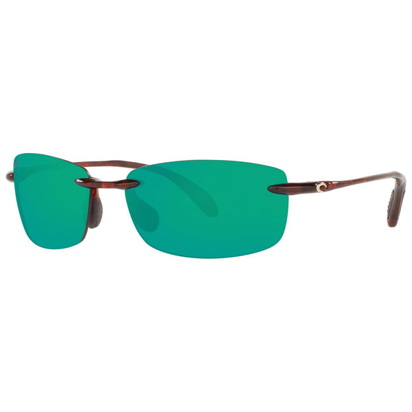 Costa del Mar Ballast Sunglasses Tortoiseshell with Green Mirror