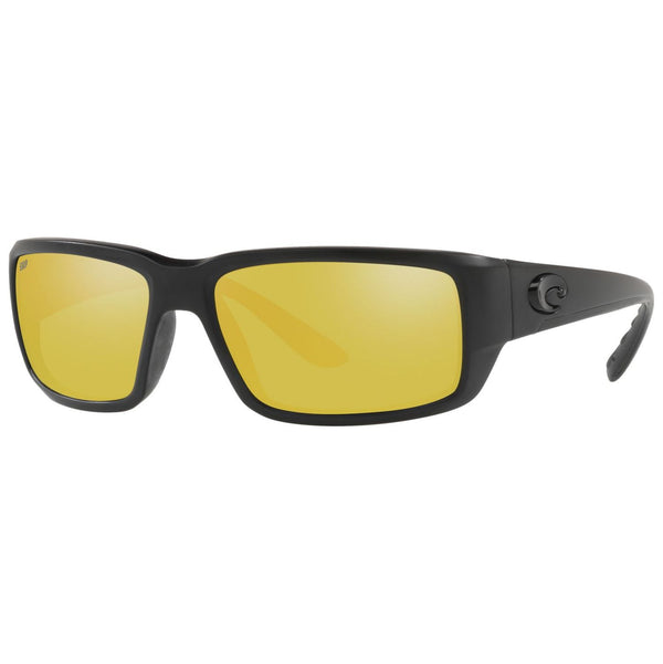 Costa del Mar Fantail Sunglasses in Blackout and Sunrise Silver Mirror 580p