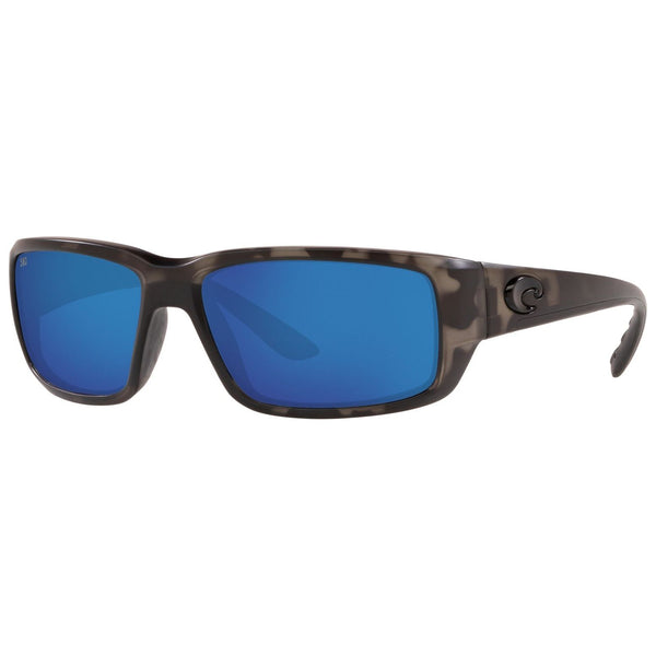 Ocearch Costa del Mar Fantail Sunglasses in Matte Tigershark and Blue Mirror 580g lenses