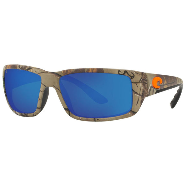 Costa del Mar Fantail Sunglasses in Realtree Xtra Camo and Blue Mirror 580g
