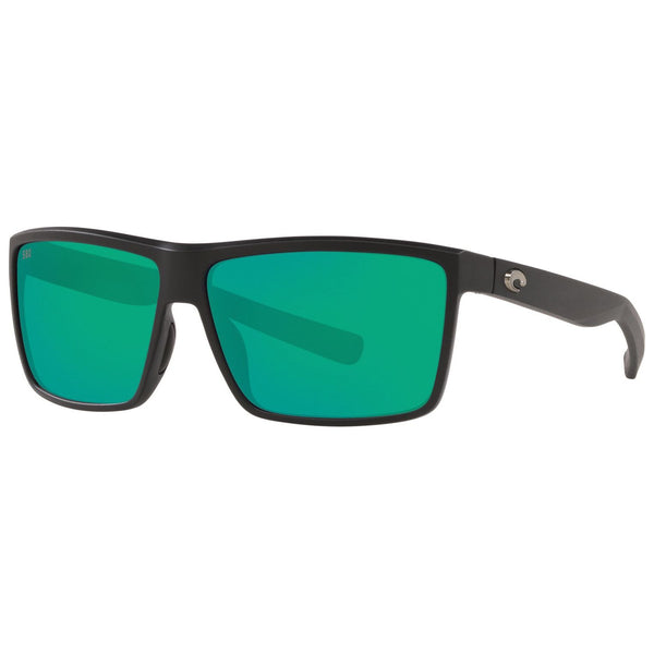 Costa del Mar Rinconcito Sunglasses in Matte Black with Green Mirror 580g lenses