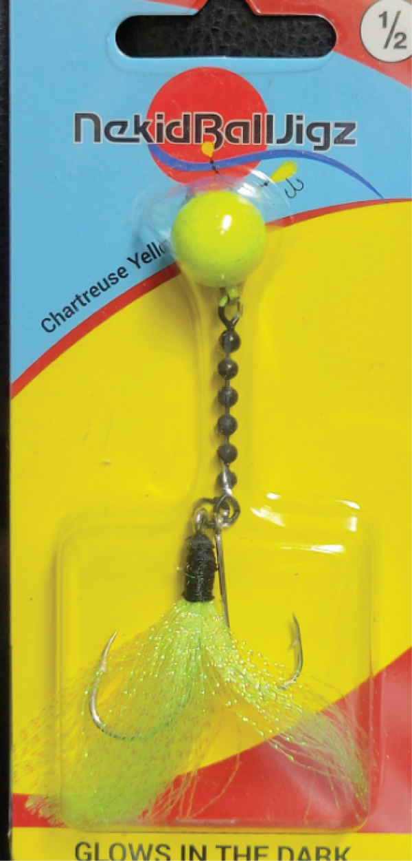 Nekid Ball Jig 1/2 Oz Chartreuse