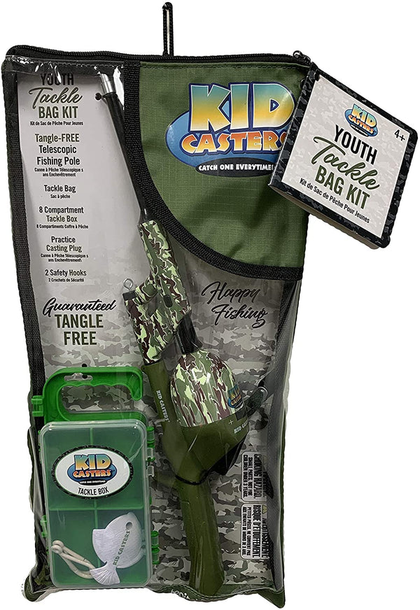 Kid Casters GreenTackle Bag Fishing Kit
