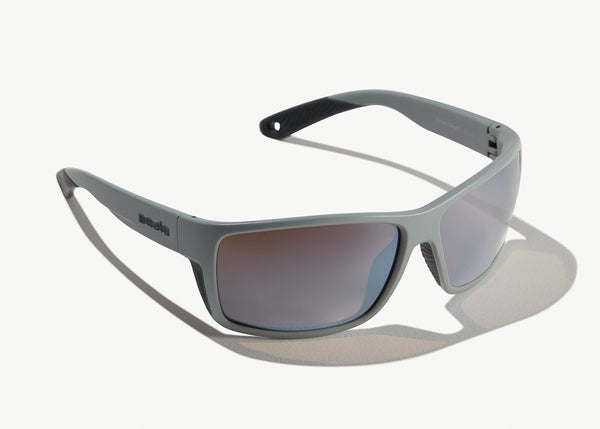 Bajio Bales Beach Sunglasses in Matte Basalt and Silver Glass