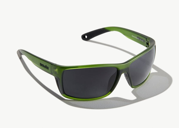 Bajio Bales Beach Sunglasses in Matte Green and Grey Lens