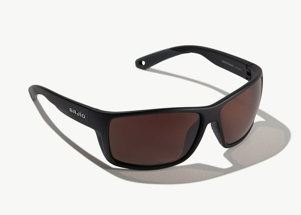 Bajio Bales Beach Sunglasses in Matte Black and Copper Poly