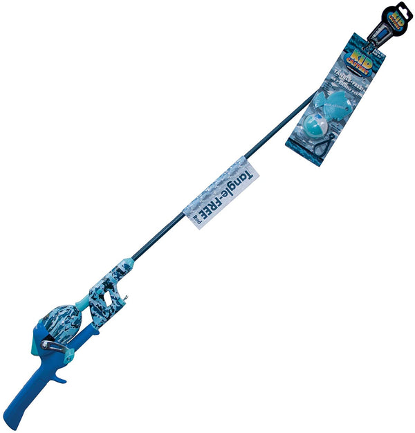 Kid Casters Kid's Fishing Combo in Blue Camo