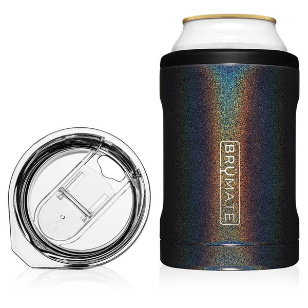 BruMate Hopsulator Duo 2-IN-1 (16oz / 12oz Cans) - Glitter Charcoal