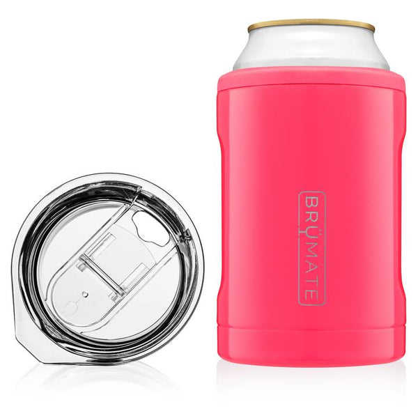 BruMate Hopsulator Duo 2-IN-1 (16oz / 12oz Cans) - Neon Pink