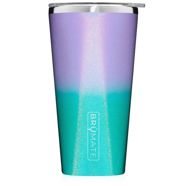 BruMate 20oz Imperial Pint Glass - Glitter Mermaid