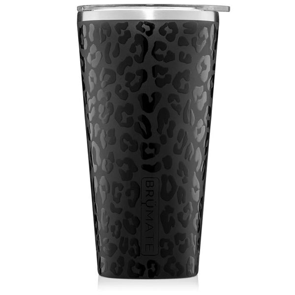 BruMate 20oz Imperial Pint Glass - Onyx Leopard