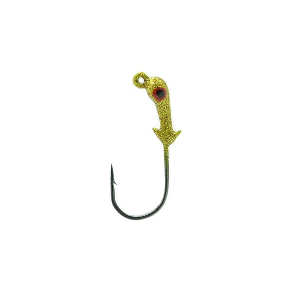 Mission Fishin 1/8oz Jig Heads Double Barbed 2/0 3pk