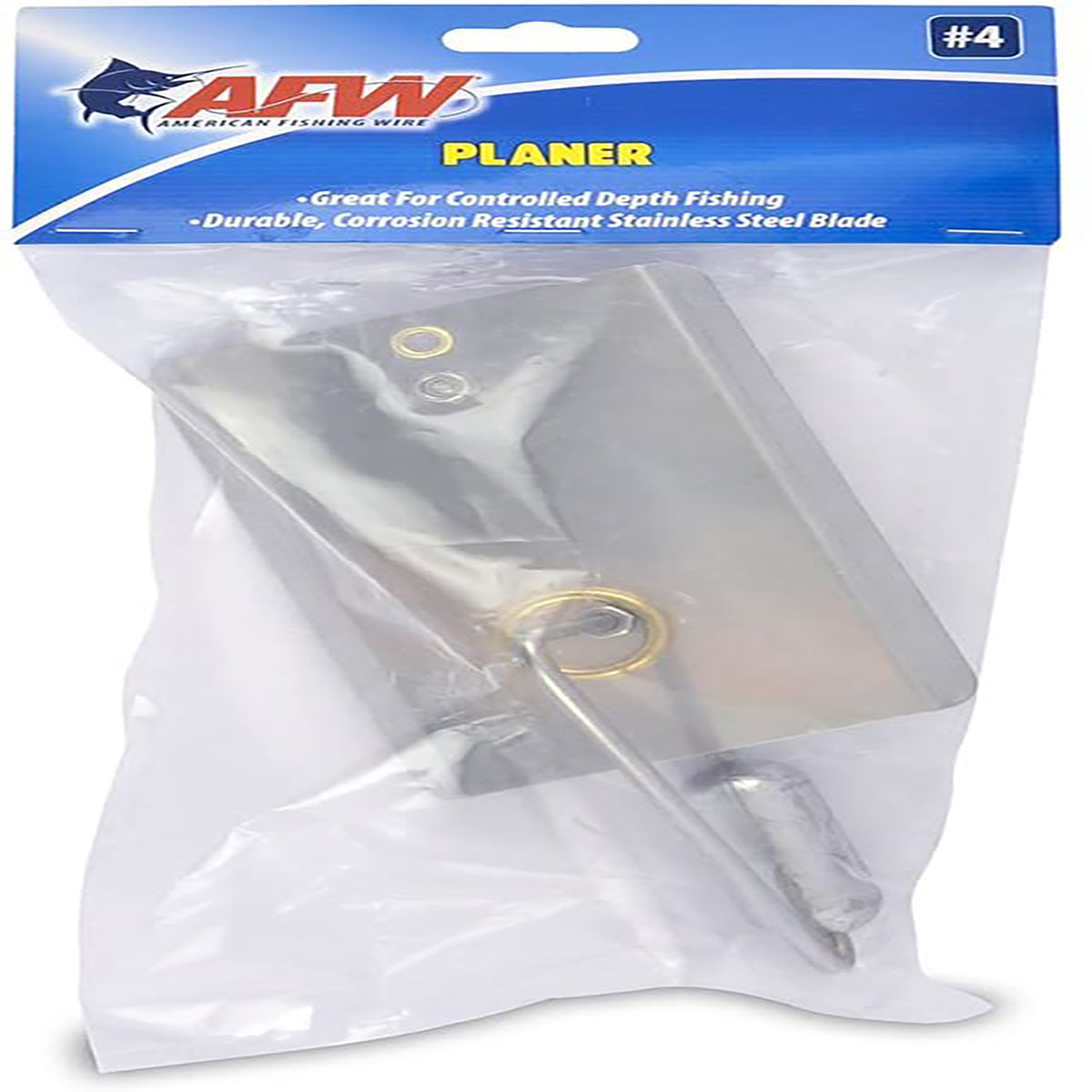AFW American Fishing Wire Planer, Size #1, in-Line, Stainless Steel Blade :  : Sports & Outdoors