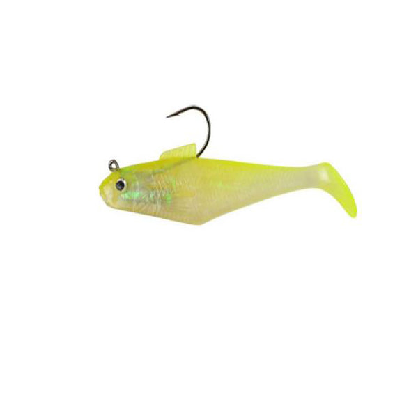 Berkley PowerBait Pre-Rigged Swim Shad - 3in - HD Yellow Perch