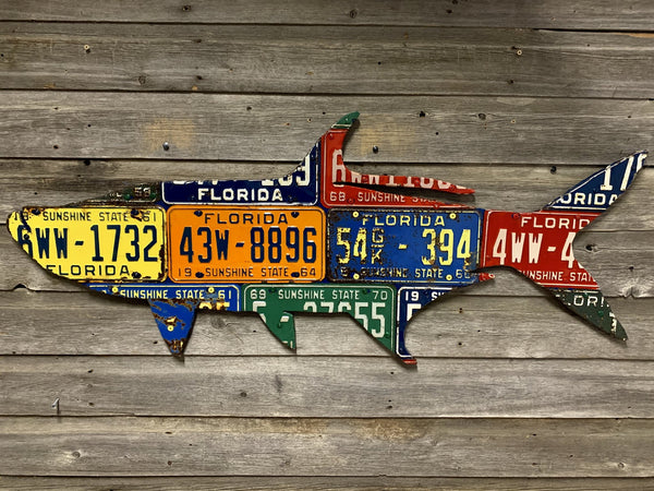 Fish License Plate Mounts - Florida Tarpon