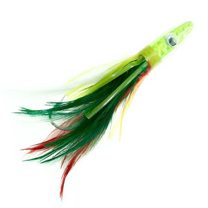 boone bait company fishing lures & teasers Teaser (2 Pack), Chartreuse You need to bring those fish up to your lures Saltwater Trolling Lures Tagged