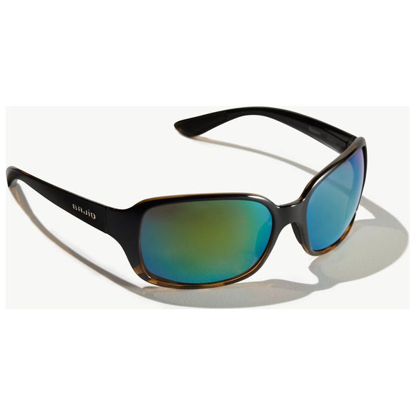 Bajio Balam Sunglasses in Black Tortoise and Split Gloss Green