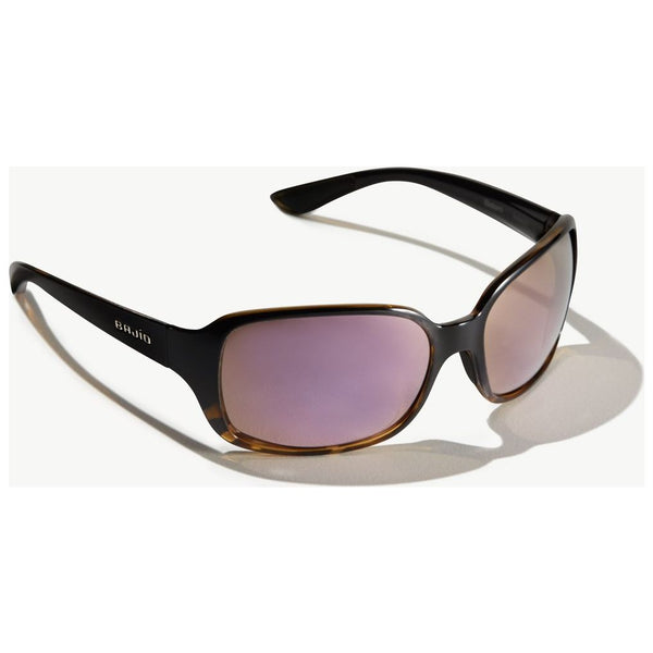 Bajio Balam Sunglasses in Black Tortoise and Split Gloss Pink
