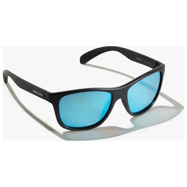 Bajio Gates Sunglasses in Matte Black and Blue