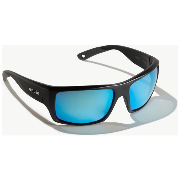Bajio Nato Sunglasses in Matte Black and Blue