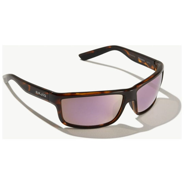Bajio Nippers Sunglasses in Gloss Dark Tortoiseshell and Pink Lenses