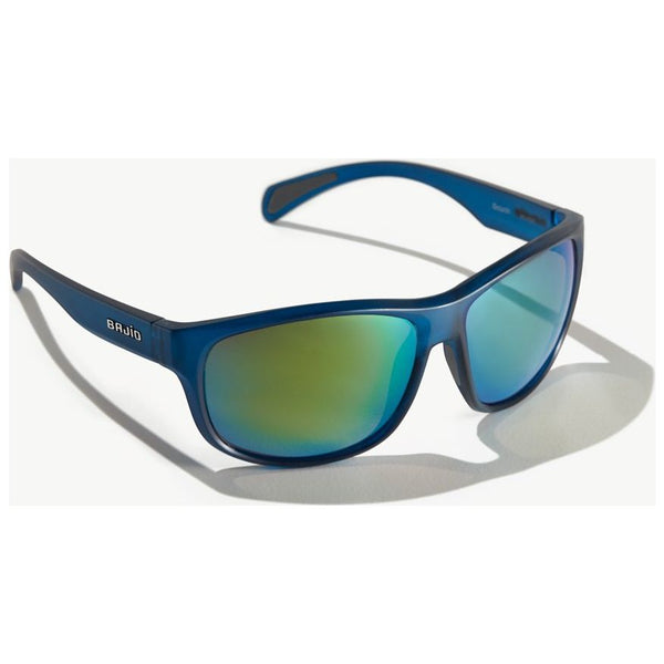 Bajio Scuch Sunglasses in Blue Vin Matte and Green Lenses