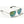 Load image into Gallery viewer, Bajio Snipes Sunglasses in Gloss Silver with Green Lenses
