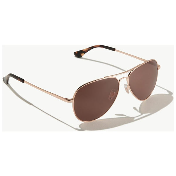 Bajio Soldao Sunglasses in Satin Rose Gold with Copper Lenses