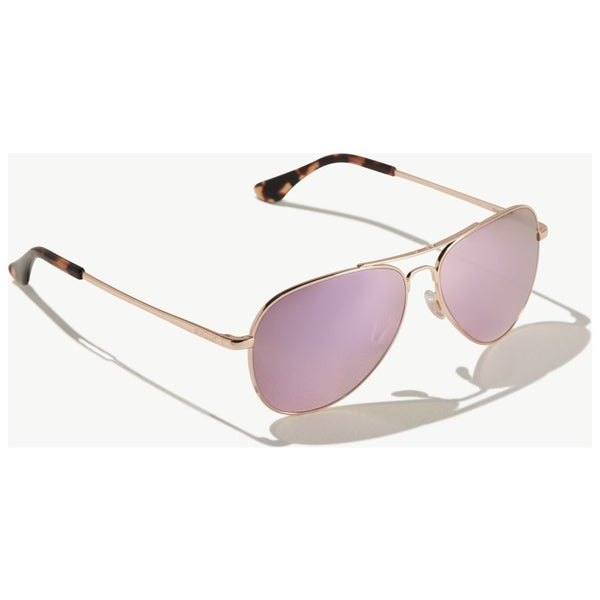 Bajio Soldao Sunglasses in Satin Rose Gold with Pink Lenses