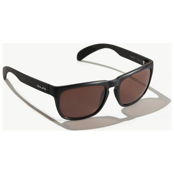 Bajio Swash Sunglasses in Matte Black and Copper Lenses